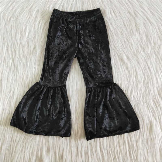 Black Velvet Bell Bottoms